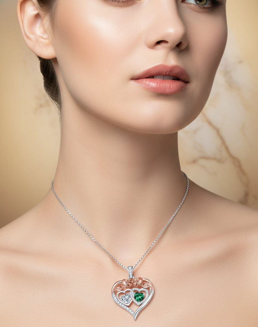 Leafael Infinity Love Heart Necklace Swarovski Crystal — Amazon 2026